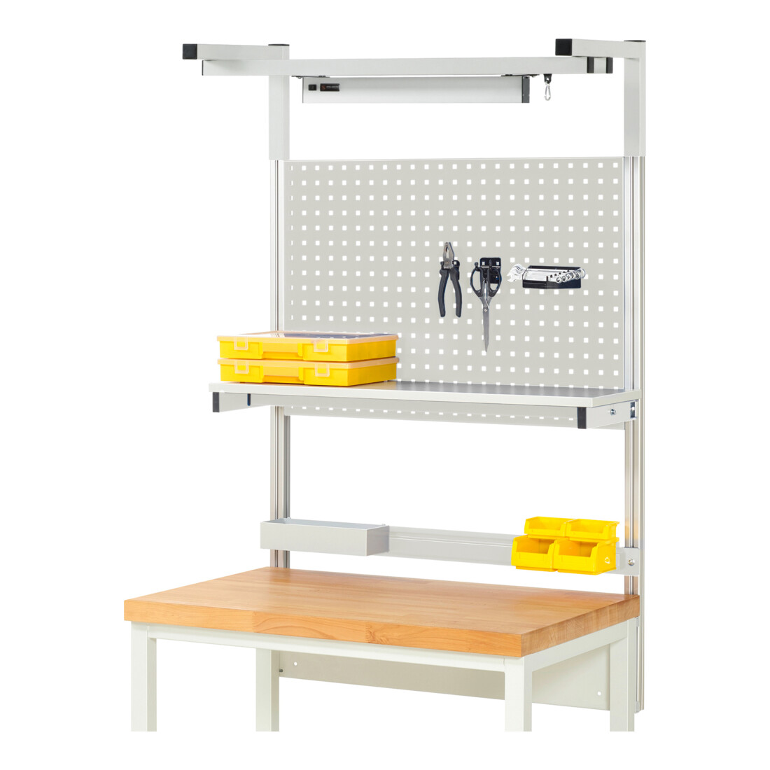 Rau LED-Arbeitsplatzleuchte Serie E, Breite 1190mm