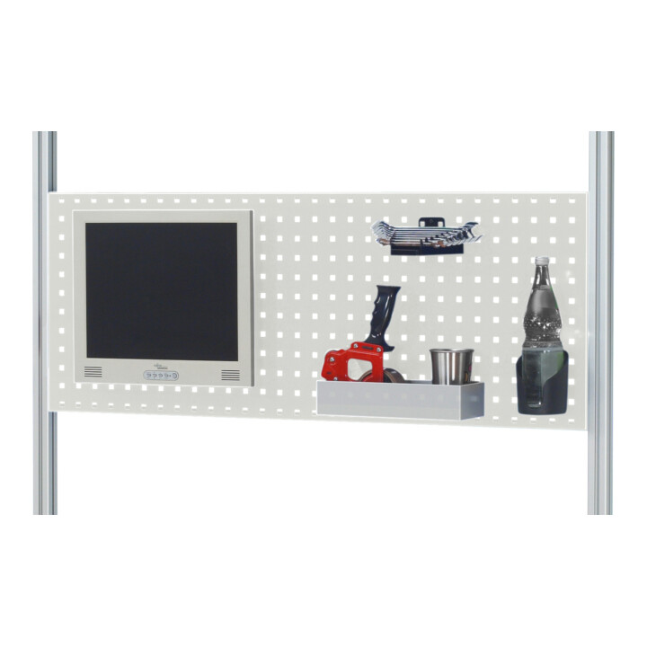 Rau Lochplatte EE, B1500(1415)xT40xH450mm, RAL7035