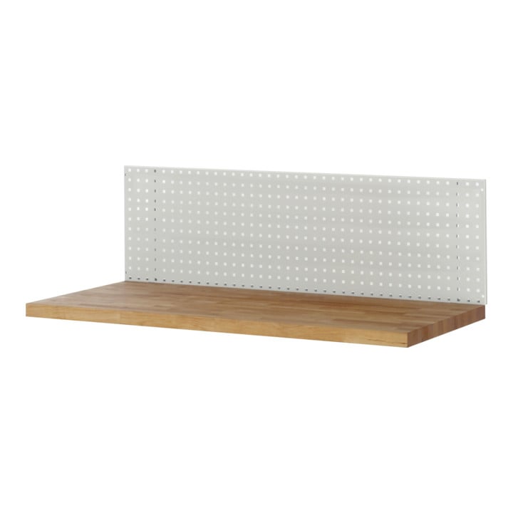 Rau Lochplatte für Werkbankmontage BxTxH 2000x15x450mm