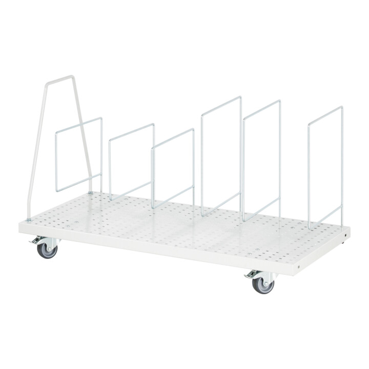 Rau Magazin de cartons, mobile, L1500(1415)xP650xH615mm, RAL7035