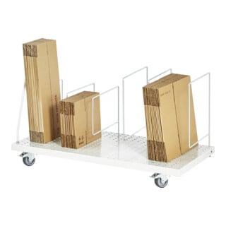 Rau Magazine carton mobile, L2000(1915)xP650xH615mm, RAL7035