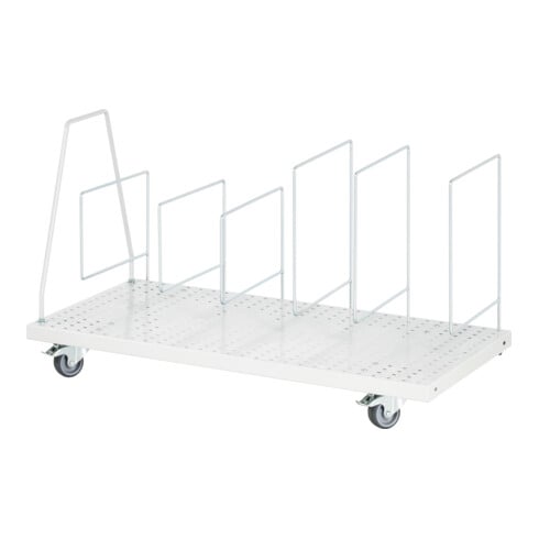 Rau Magazine carton mobile, L2000(1915)xP650xH615mm, RAL7035