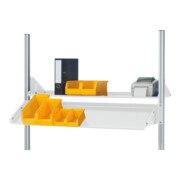 Rau Metallablage neigbar EE, B1250(1165)xT300xH160mm, RAL7035