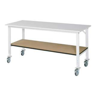 Rau Mobiele Werktafel (HV) Tom KM-01, B2000xD800xH910-1230mm, M-Blad-22mm