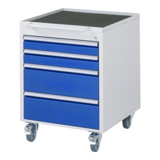 Rau Roll-Container mit 4 Schubladen-L 2x90, 2x180mm
