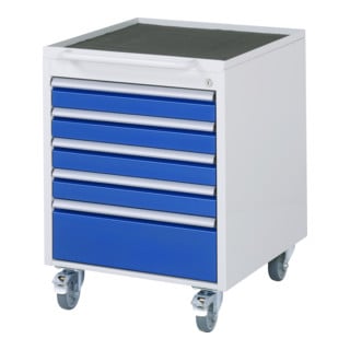 Rau Roll-Container mit 5 Schubladen-L 4x90, 1x180mm
