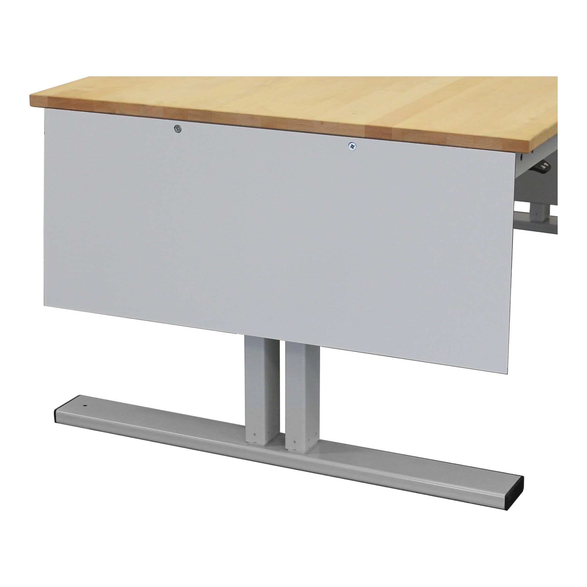 Rau Scherblende, für Arbeitsplatztiefe 800mm