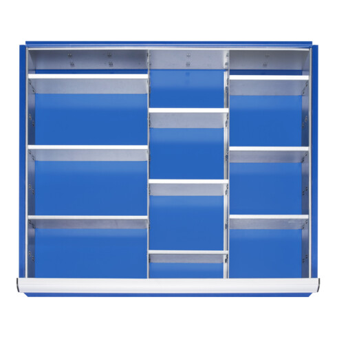 Rau Schubladen-Einteilungs-Set Schublade-XL H 60-90mm 2 Trenn + 9 Steckwände