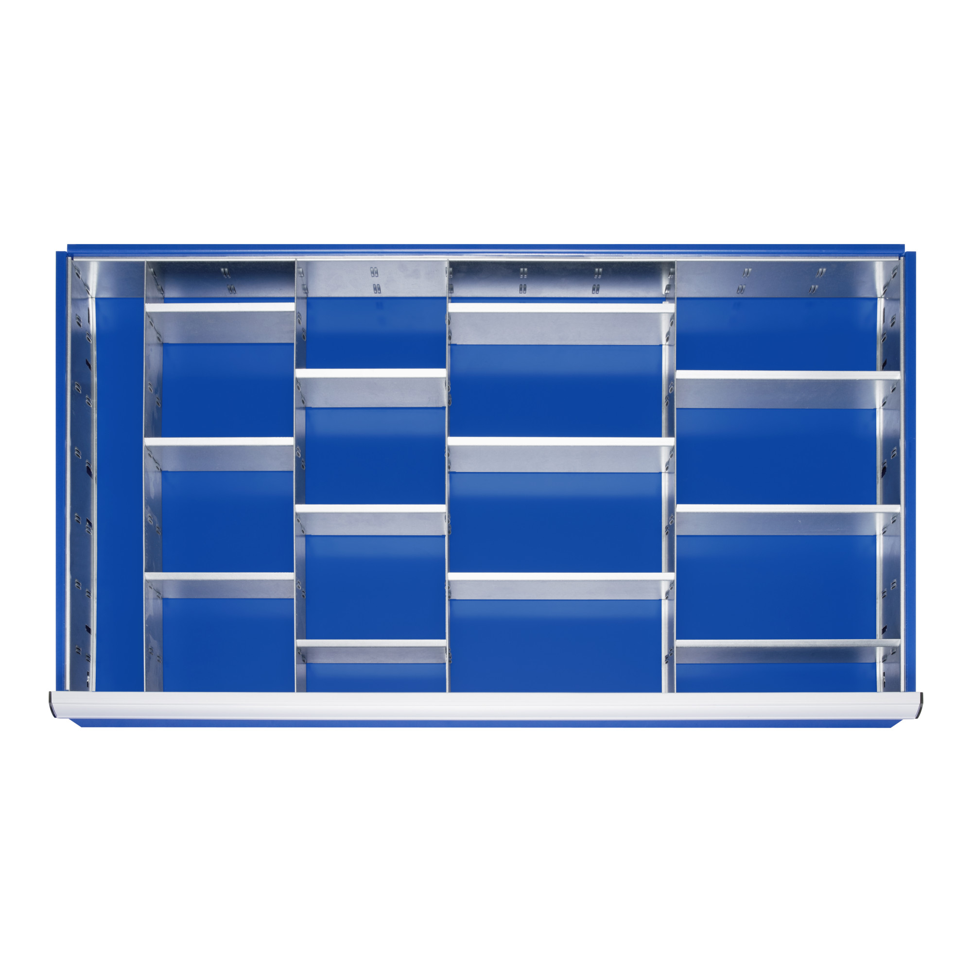Rau Schubladen-Einteilungs-Set Schublade-XXL H 180-360mm 4 Trenn + 16 Steckwände