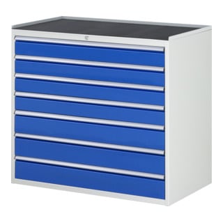Rau Schubladenschrank m. Anti-Rutsch-Matte 7 Schubl.-XXL 4x120 3x150mm
