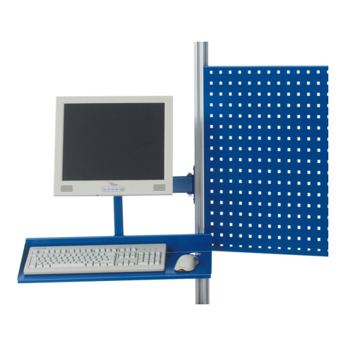 Rau Schwenkarm für Flachbildschirm, Tastaturauflage