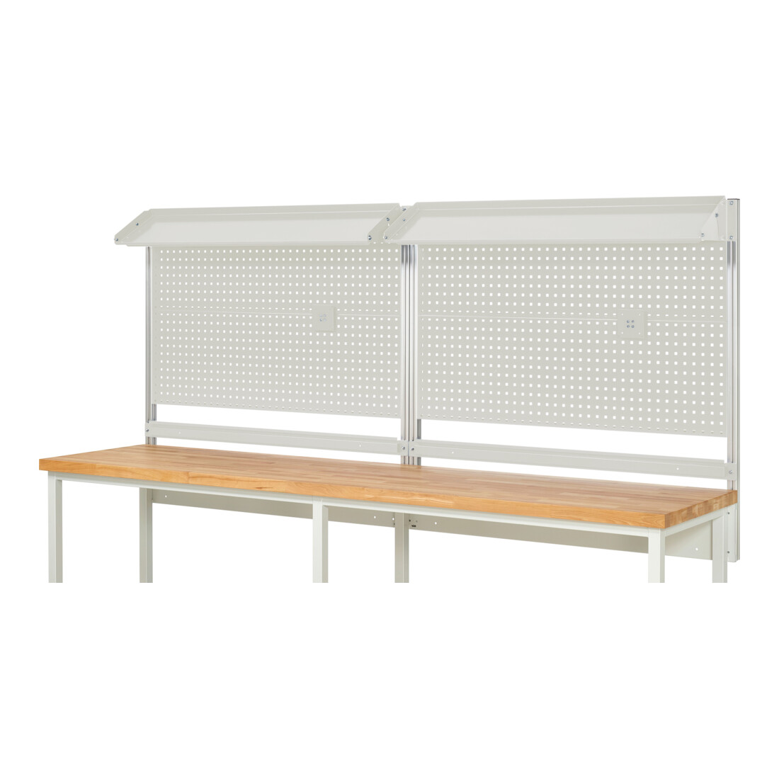 Rau Systeemopbouw Compleetset 02, voor productbreedte 3000 mm, RAL7035/RAL7035