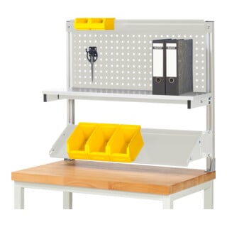 Rau System-Aufbau (Komplettset-01 B1000 mm), zur Montage auf Arbeitsplatte, RAL7035