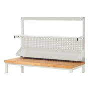 Rau System-Aufbau (Komplettset-01 B1500 mm), zur Montage auf Arbeitsplatte, RAL7035-3