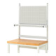 Rau System-Aufbau Komplettset 01, für Produktbreite 1000 mm, RAL7035/RAL7035-3