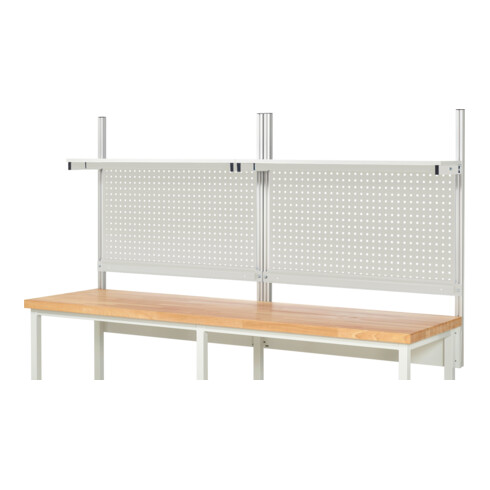 Rau System-Aufbau Komplettset 01, für Produktbreite 2500 mm, RAL7035/RAL7035