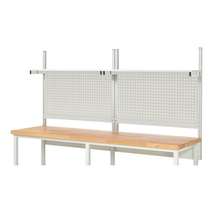 Rau System-Aufbau Komplettset 01, für Produktbreite 2500 mm, RAL7035/RAL7035