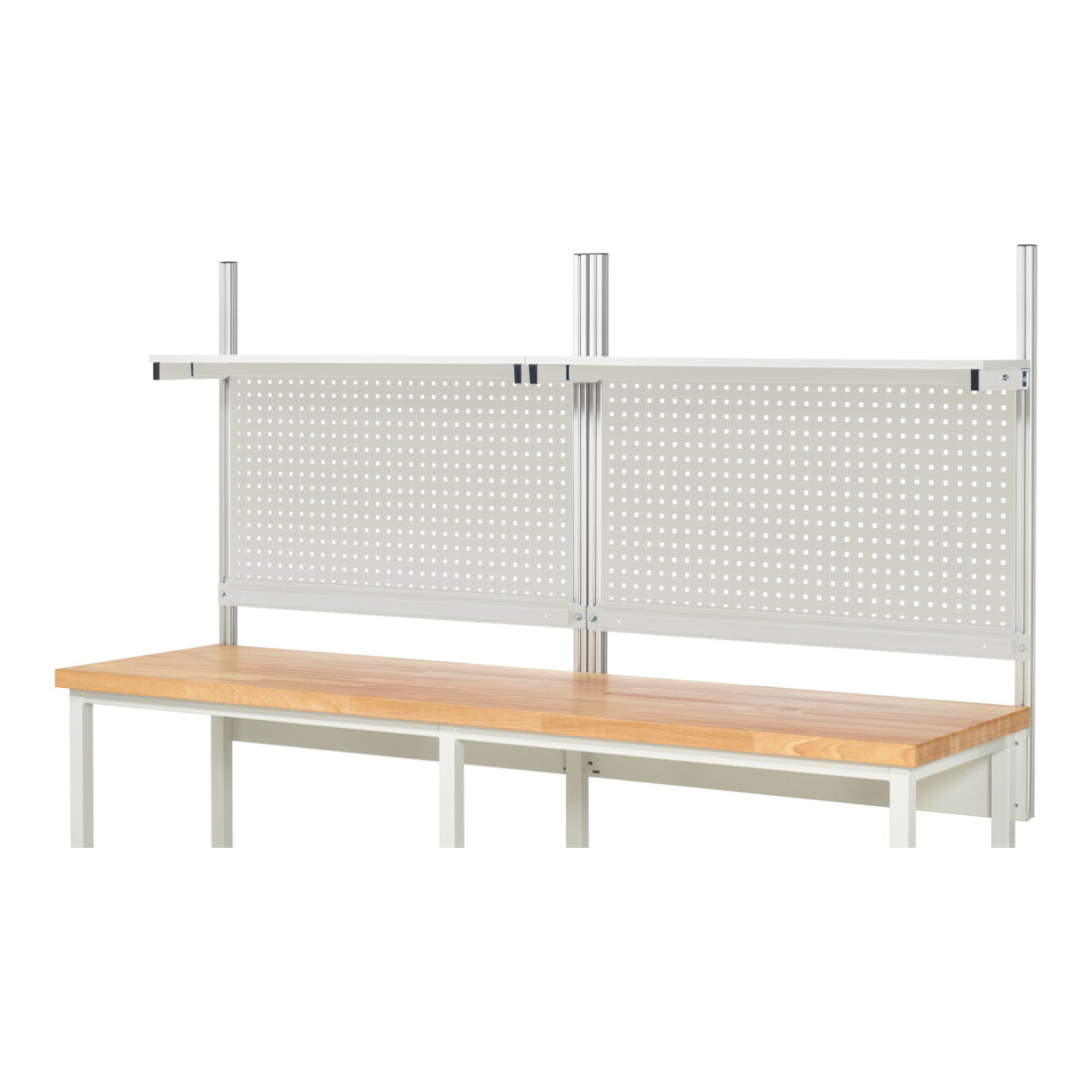 Rau System-Aufbau Komplettset 01, für Produktbreite 2500 mm, RAL7035/RAL7035