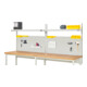 Rau System-Aufbau Komplettset 01, für Produktbreite 3000 mm, RAL7035/RAL7035-1
