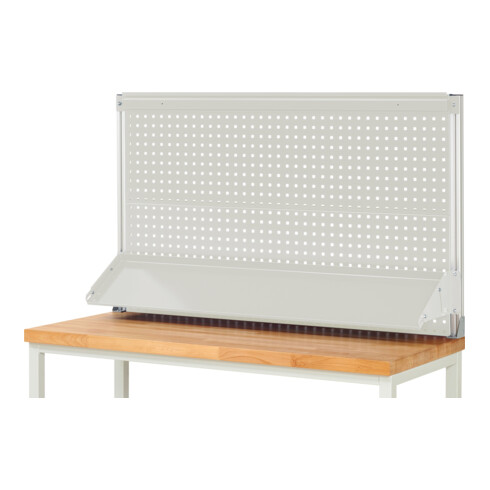 Rau System-Aufbau (Komplettset-02 B1500 mm), zur Montage auf Arbeitsplatte, RAL7035