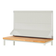 Rau System-Aufbau (Komplettset-02 B1500 mm), zur Montage auf Arbeitsplatte, RAL7035-3