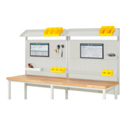 Rau System-Aufbau Komplettset 02, für Produktbreite 2500 mm, RAL7035/RAL7035