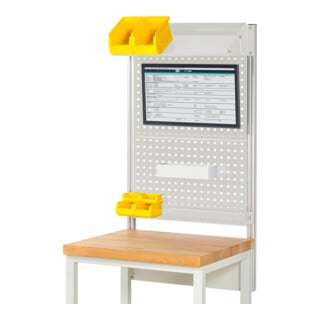 Rau System-Aufbau Komplettset 02, für Produktbreite 750 mm, RAL7035/RAL7035