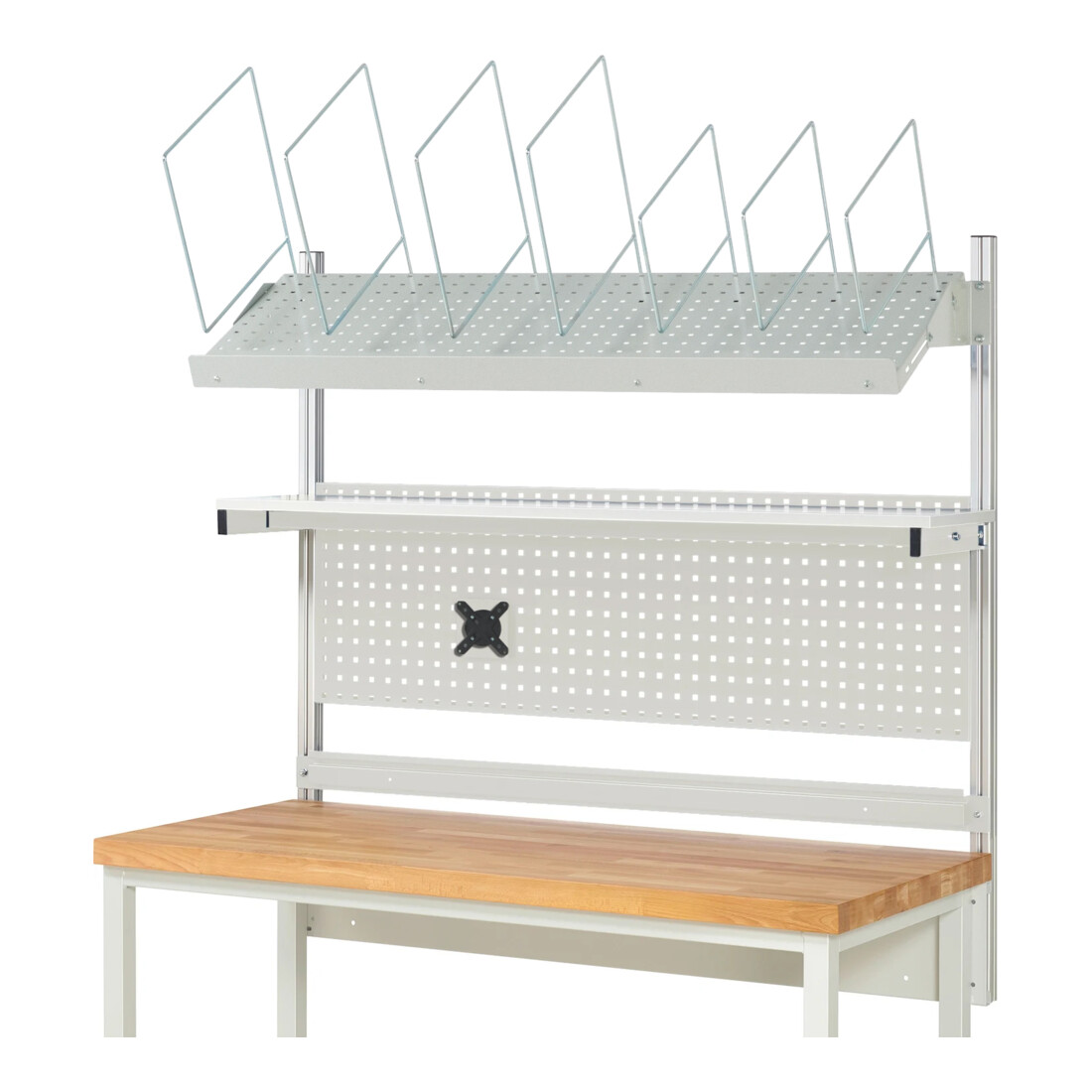 Rau System-Aufbau Komplettset 03, für Produktbreite 1500 mm, RAL7035/RAL7035
