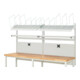 Rau System-Aufbau Komplettset 03, für Produktbreite 2500 mm, RAL7035/RAL7035-3