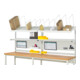 Rau System-Aufbau Komplettset 03, für Produktbreite 3000 mm, RAL7035/RAL7035-1