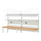 Rau System-Aufbau Komplettset 03, für Produktbreite 3000 mm, RAL7035/RAL7035-3