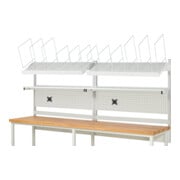Rau System-Aufbau Komplettset 03, für Produktbreite 3000 mm, RAL7035/RAL7035-3