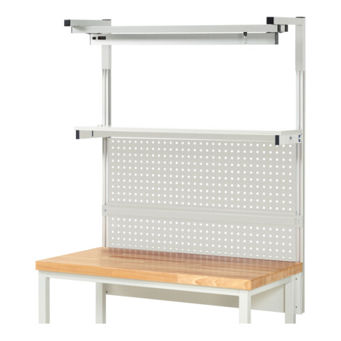 Rau System-Aufbau Komplettset 04, für Produktbreite 1250 mm, RAL7035/RAL7035