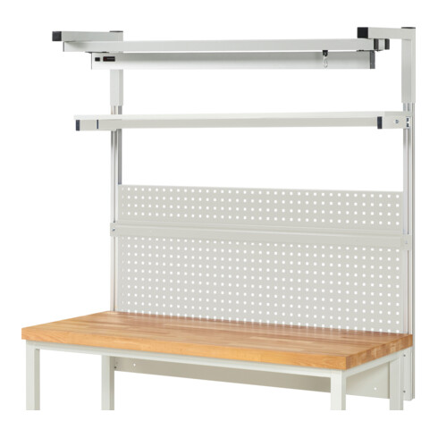Rau System-Aufbau Komplettset 04, für Produktbreite 1500 mm, RAL7035/RAL7035