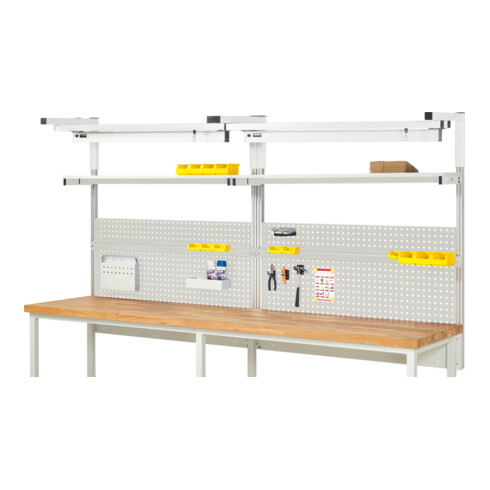 Rau System-Aufbau Komplettset 04, für Produktbreite 3000 mm, RAL7035/RAL7035