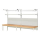 Rau System-Aufbau Komplettset 04, für Produktbreite 3000 mm, RAL7035/RAL7035-3