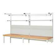 Rau System-Aufbau Komplettset 04, für Produktbreite 3000 mm, RAL7035/RAL7035-3