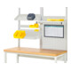Rau System-Aufbau Komplettset 05, für Produktbreite 1500 mm, RAL7035/RAL7035-1