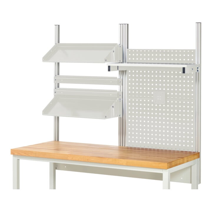 Rau System-Aufbau Komplettset 05, für Produktbreite 1500 mm, RAL7035/RAL7035