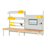 Rau System-Aufbau Komplettset 05, für Produktbreite 2500 mm, RAL7035/RAL7035