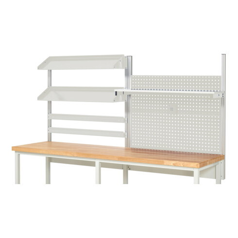 Rau System-Aufbau Komplettset 05, für Produktbreite 2500 mm, RAL7035/RAL7035