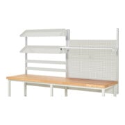 Rau System-Aufbau Komplettset 05, für Produktbreite 2500 mm, RAL7035/RAL7035-3