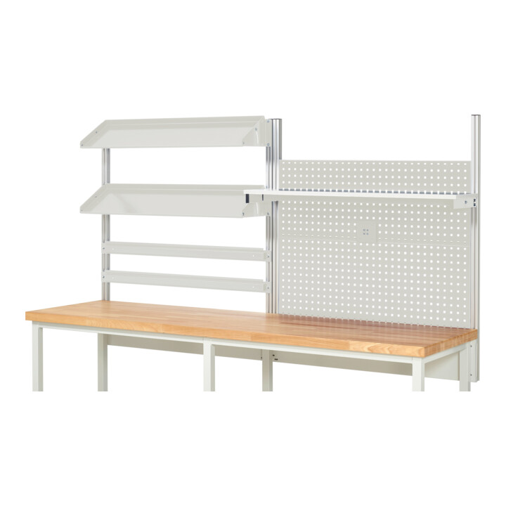Rau System-Aufbau Komplettset 05, für Produktbreite 2500 mm, RAL7035/RAL7035