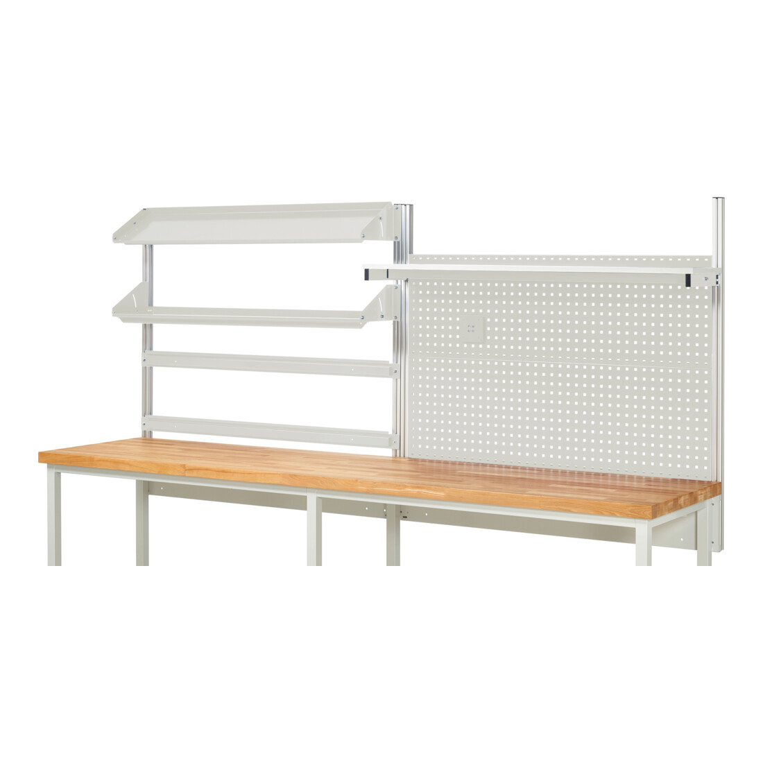 Rau System-Aufbau Komplettset 05, für Produktbreite 3000 mm, RAL7035/RAL7035