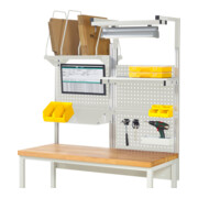 Rau System-Aufbau Komplettset 06, für Produktbreite 1500 mm, RAL7035/RAL7035