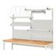 Rau System-Aufbau Komplettset 06, für Produktbreite 2000 mm, RAL7035/RAL7035-3