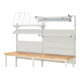 Rau System-Aufbau Komplettset 06, für Produktbreite 2500 mm, RAL7035/RAL7035-3