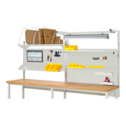 Rau System-Aufbau Komplettset 06, für Produktbreite 3000 mm, RAL7035/RAL7035