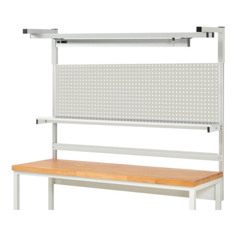 Rau Systemopbouw Compleetset 04, voor productbreedte 2000 mm, RAL7035/RAL7035