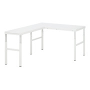 Rau Table de travail Basis Série E, L1500xP700xH650-1000mm, plateau stratifié dur 30mm-5